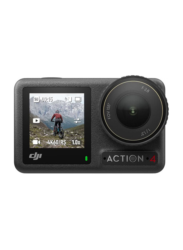 

Dji Osmo Action 4 Standard Combo Action Camera, 27 MP, Black