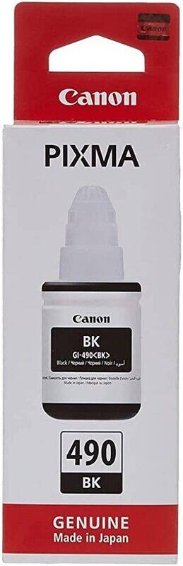 

Canon GI-490 Black Ink Bottle, Original Ink Refill Compatible with PIXMA G-series Printers, Print up to 6000 A4 pages, For Deep Blacks & Crisp Text B