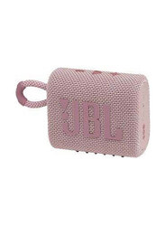 Jbl Go 3 Portable Wireless Bluetooth Wireless Speaker, JBLGO3PINK, Pink