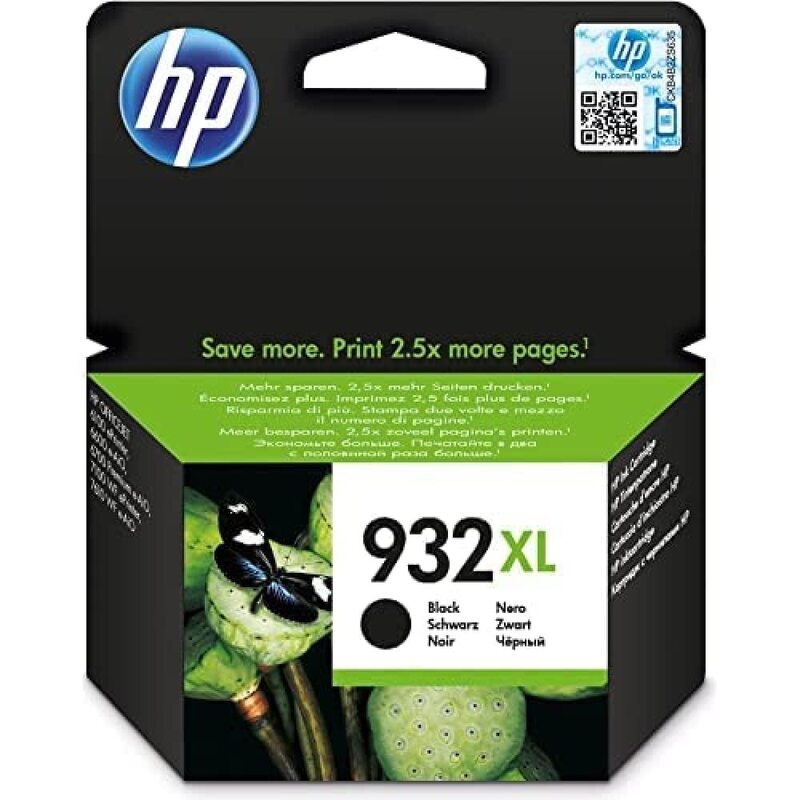HP 932XL High Yield Original Ink Cartridge - CN053AE Black