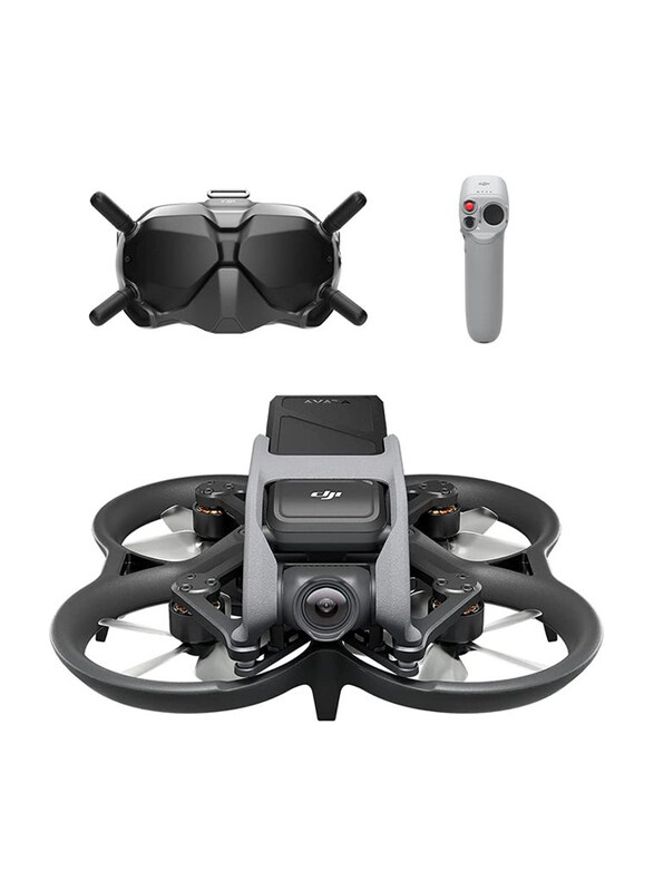 

DJI Avata Fly Smart Combo with FPV Goggles V2, DJI-FAV100-C1, Black/Grey