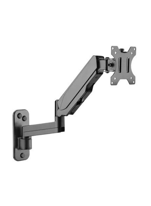 

Universal Single Screen Wall-Mounted Gas Spring Monitor Arm, Black