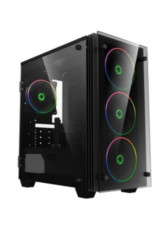 

Multiple Gamemax Atx Mini Sportos Case for PC, Black/Clear