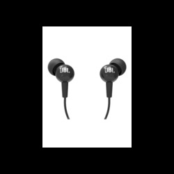 C100Si In-Ear Earphones With Microphone For Huawei Xiaomi Samsung Smartphone Computer Black