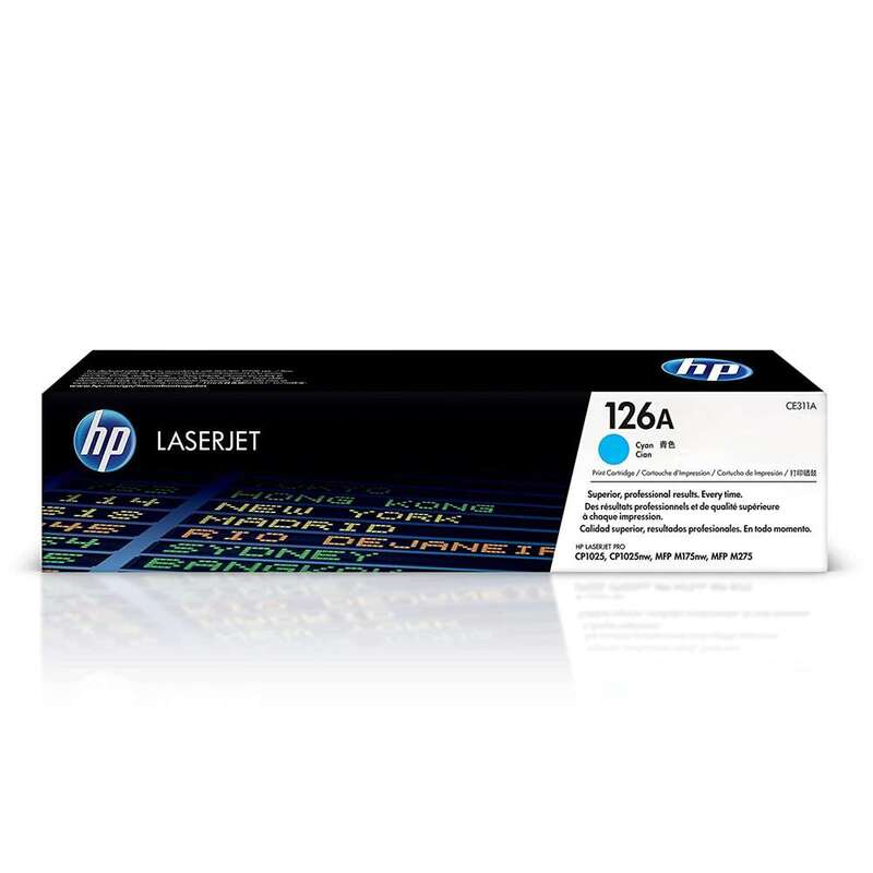 HP 126A Print Cartridge For Laserjet Cyan
