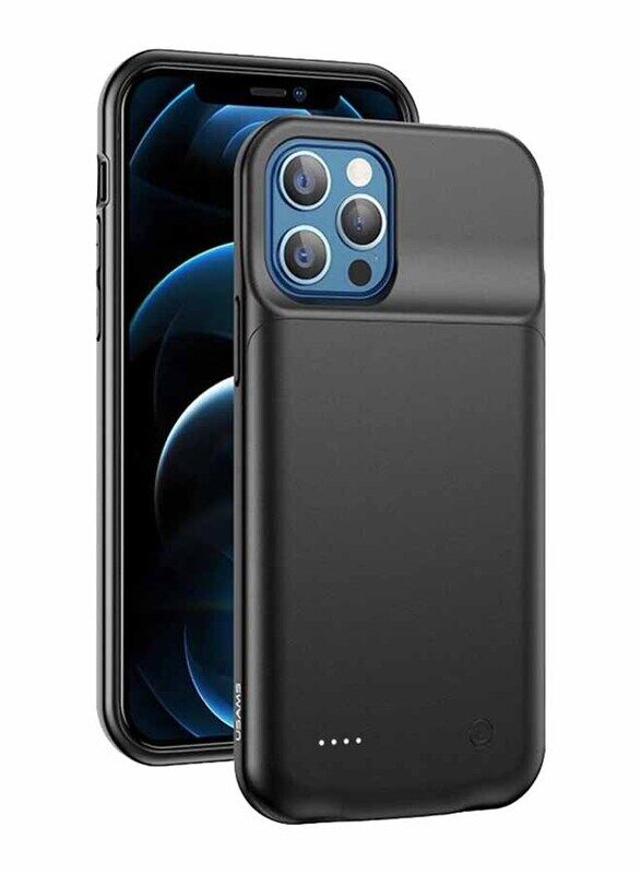 

USAMS Battery Case Power Bank Cover 4500mAh for Apple iPhone 13 Pro Max, Black