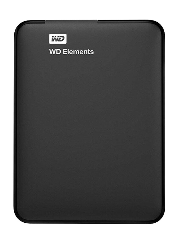 Wd Elements 1.5TB HDD External Portable Hard Drive, USB 3.0, WDBU6Y0015BBK-EESN, Black