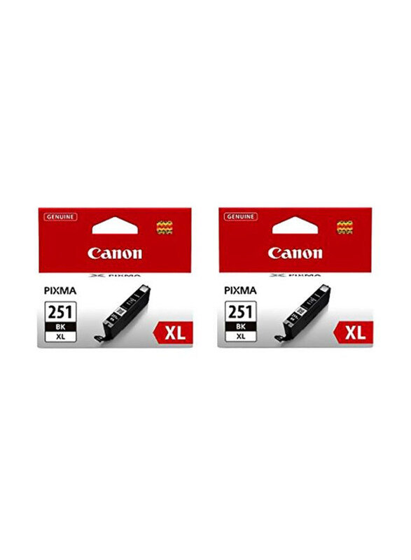 

Canon 251 Black Pixma Ink Tank, 2 Pieces