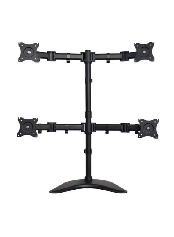

Universal Quad Free Stand Mount for Monitor, Black