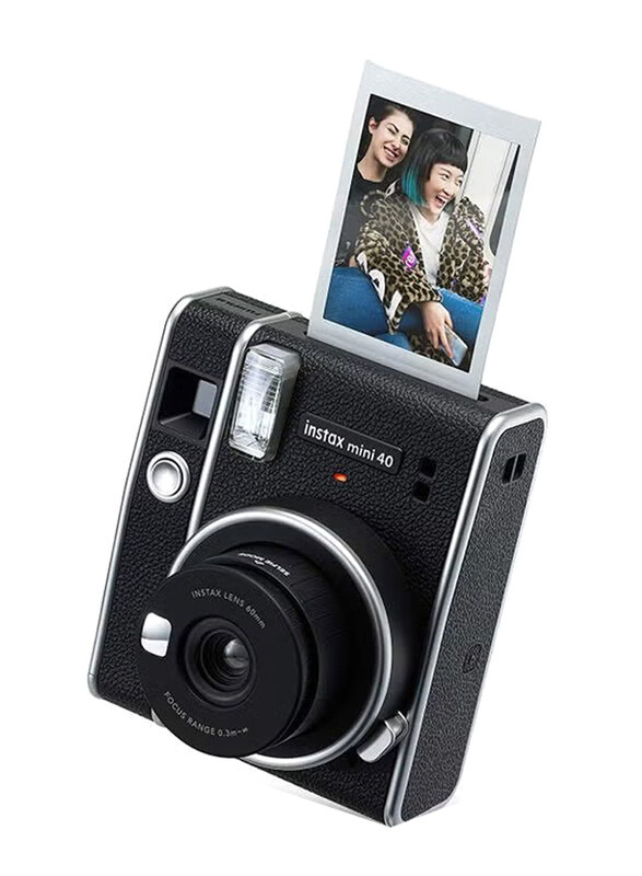 

Fujifilm Instax Mini 40 Instant Film Camera, 2 MP, Black