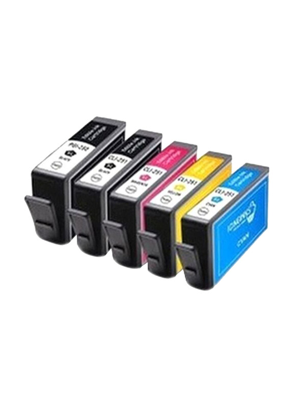 

Canon CLI-251 Multicolour Ink Cartridge, 5 Pieces