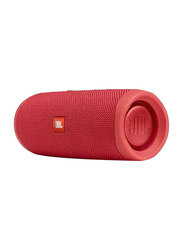 Jbl Flip 5 Portable Waterproof Speaker, JBLFLIP5RED, Red