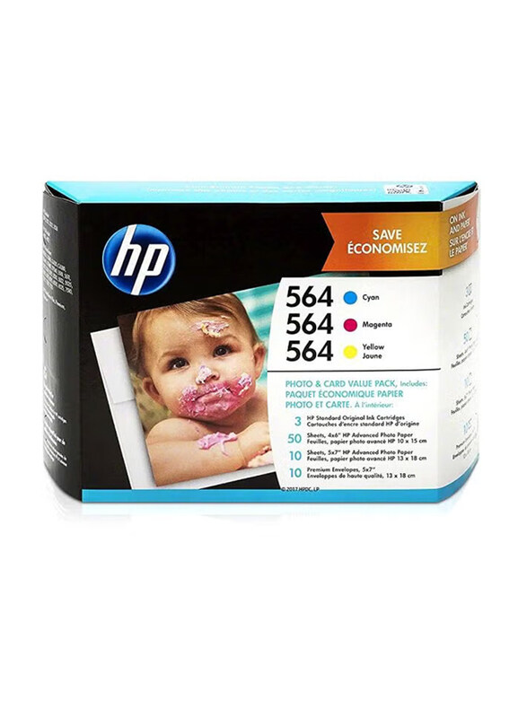 

HP 564 Tri-Color Ink Cartridge, 3 Pieces