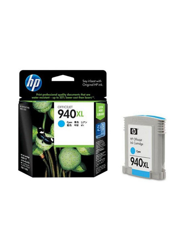 

HP 940XL Cyan OfficeJet Toner Ink Cartridge, C4907AA