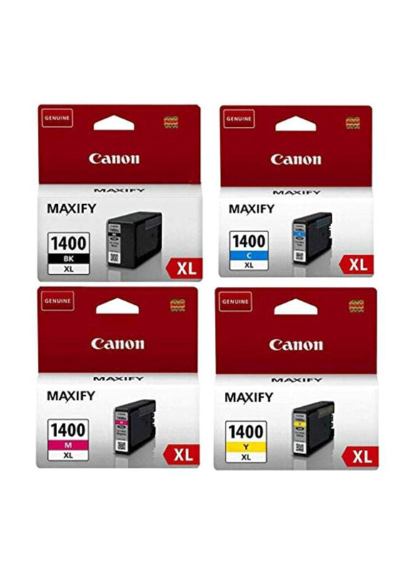 

Canon 1400XL Multicolour Ink Toner Cartridge, 4 Pieces