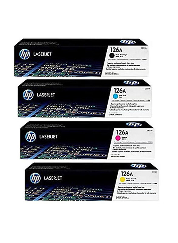 

HP Black and Tri-Colour Toner Cartridge, 4-Pieces