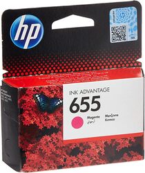 HP 655 Magenta Original Ink Cartridge Works with HP DeskJet Ink Advantage 3525, 4615, 4625, 5525 Printers Magenta