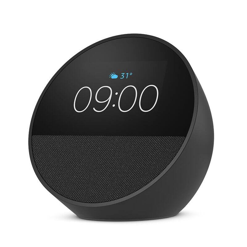 

All-new Echo Spot , Smart alarm clock with vibrant sound Alexa Black