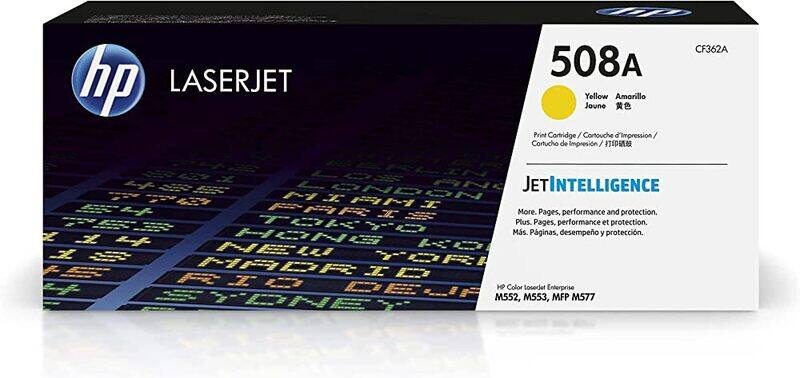 

HP 508A LaserJet Ink Toner Cartridge Yellow