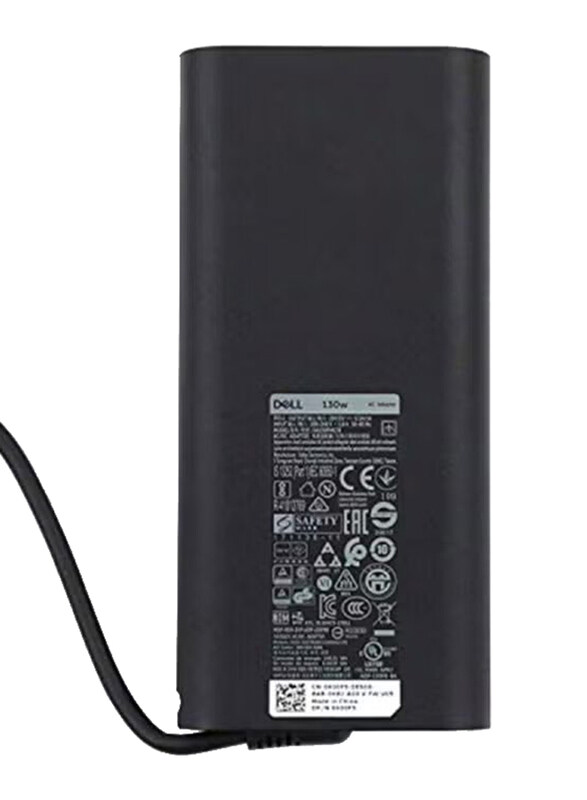 Dell 130W USB Type-C Slim AC Laptop Adapter Charger for Laptops, 8541563944, Black