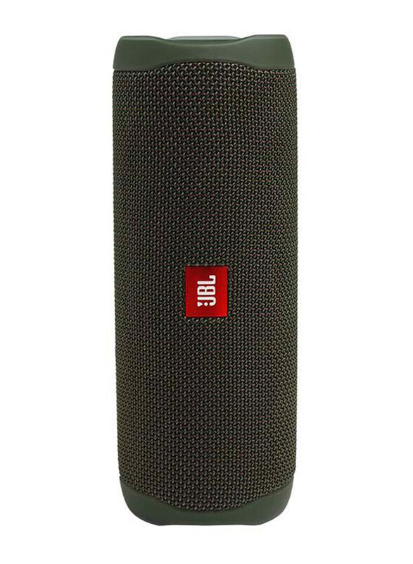 Jbl Flip 5 Portable Waterproof Speaker, JBLFLIP5GREN, Green