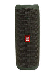 Jbl Flip 5 Portable Waterproof Speaker, JBLFLIP5GREN, Green