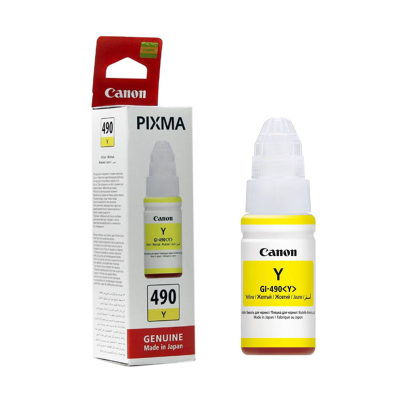 Canon 490 Ink Toner Cartridge Yellow