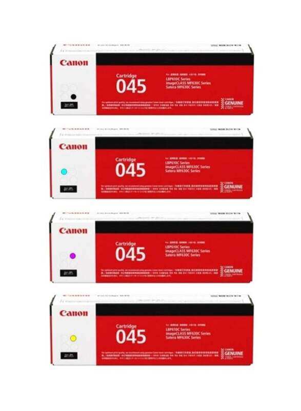 

Canon 045 Black and Tri-Colour Cartridge Toner Set, 4 Pieces