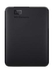 Wd Elements 2TB HDD External Portable Hard Drive, USB 3.0, WDBU6Y0020BBK-WESN, Black