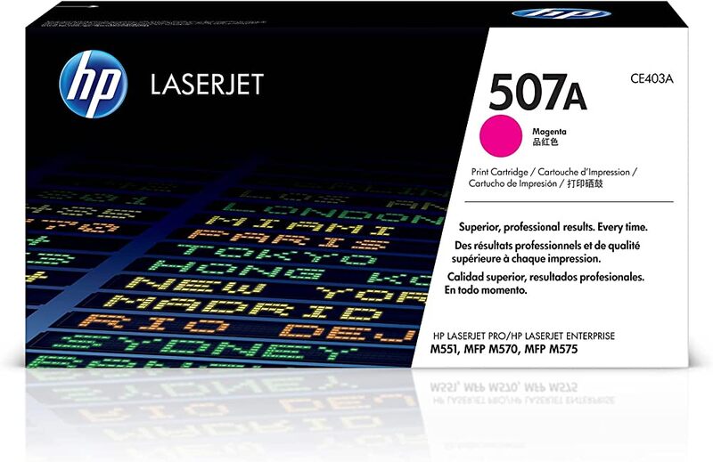 HP 507A LaserJet Toner Cartridge Magenta