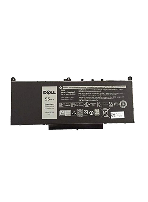 

Dell Replacement Laptop Battery For Dell Latitude E7270 E7470, Black