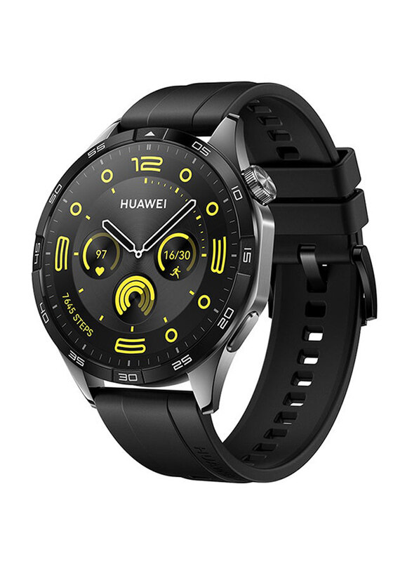 Huawei Watch GT 4 46mm AMOLED Display Smartwatch, GPS, Black