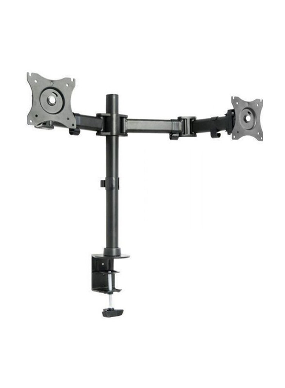 

Universal Dual Monitor Adjustable Desk Mount, TMWM-2669, Black