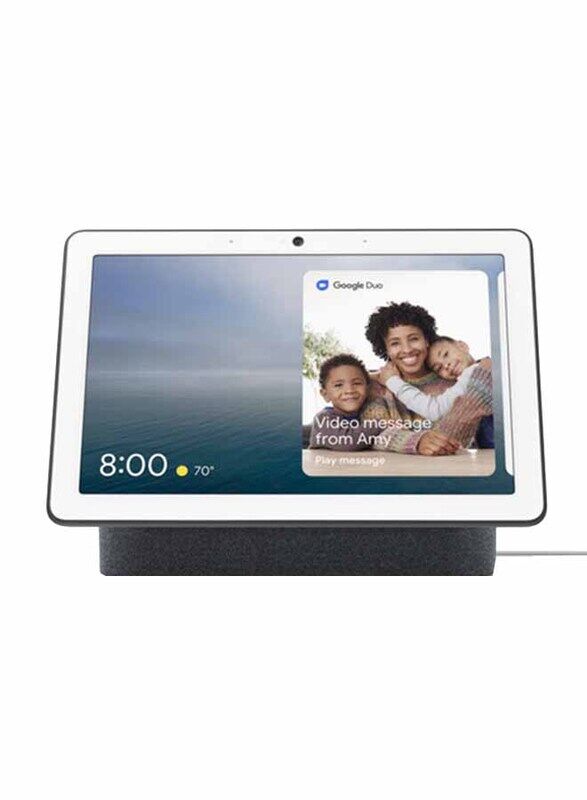 

Google Nest Hub Max With Google Assistant, Charcoal/White