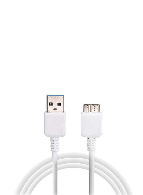 

Samsung 3.28-Inch Data and Charging Cable, USB Type A to Micro USB 3 for Samsung Galaxy Note3, White