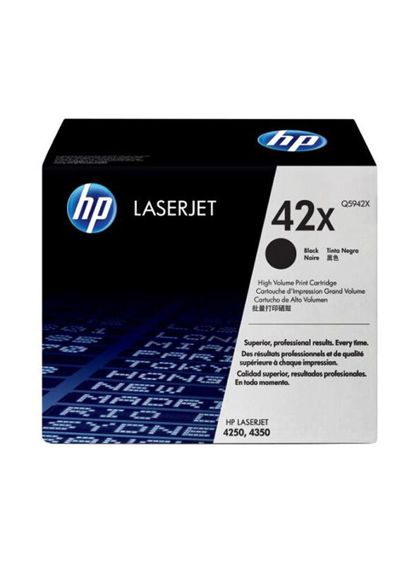 

HP Q5942X Black 42X LaserJet Ink Toner Cartridge