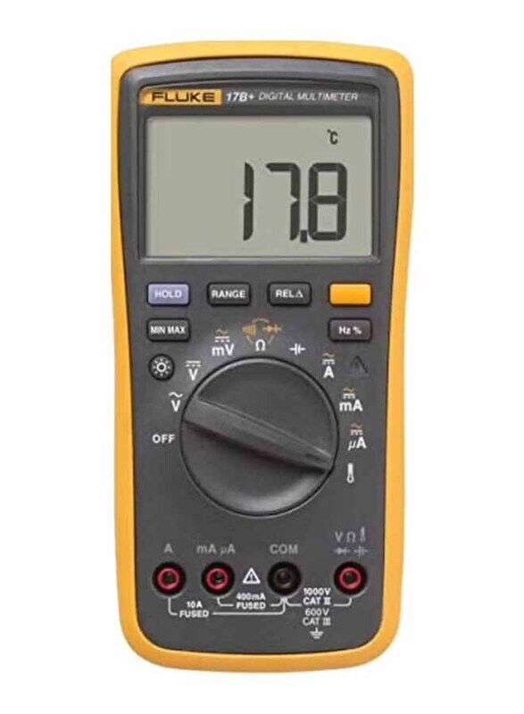 

Fluke 17B+/IN CATIII Digital Multimeter, 4404231, Grey/Yellow