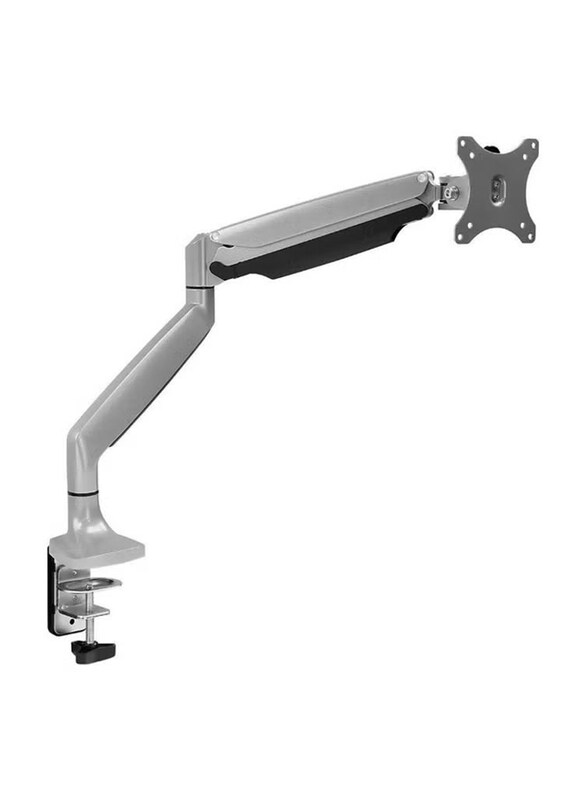 

Universal Adjustable Monitor Desk TV Mount, Silver