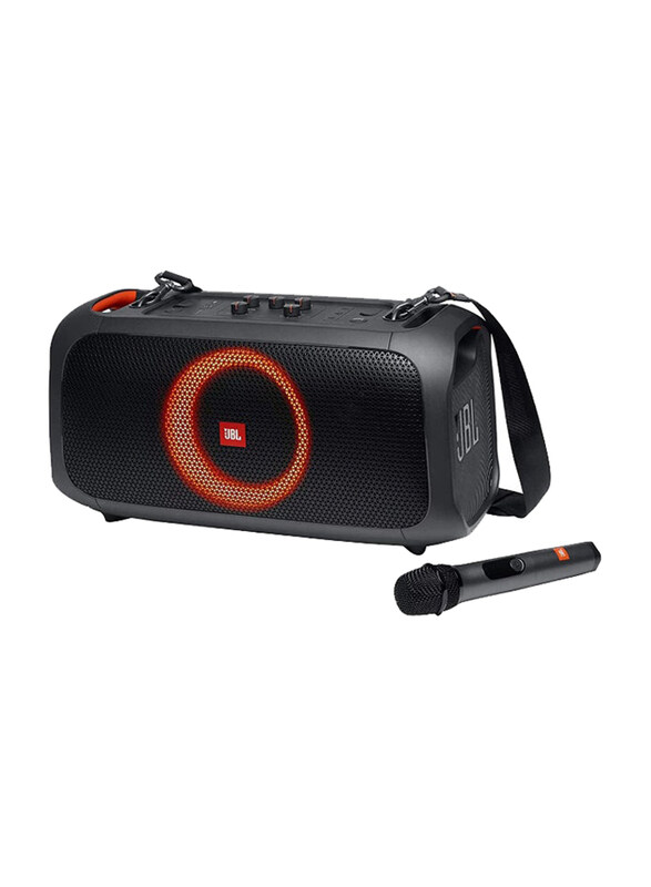 

JBL Party Box On-The-Go Wireless Multimedia Portable Bluetooth Speaker, Black