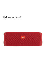 Jbl Flip 5 Portable Waterproof Speaker, JBLFLIP5RED, Red