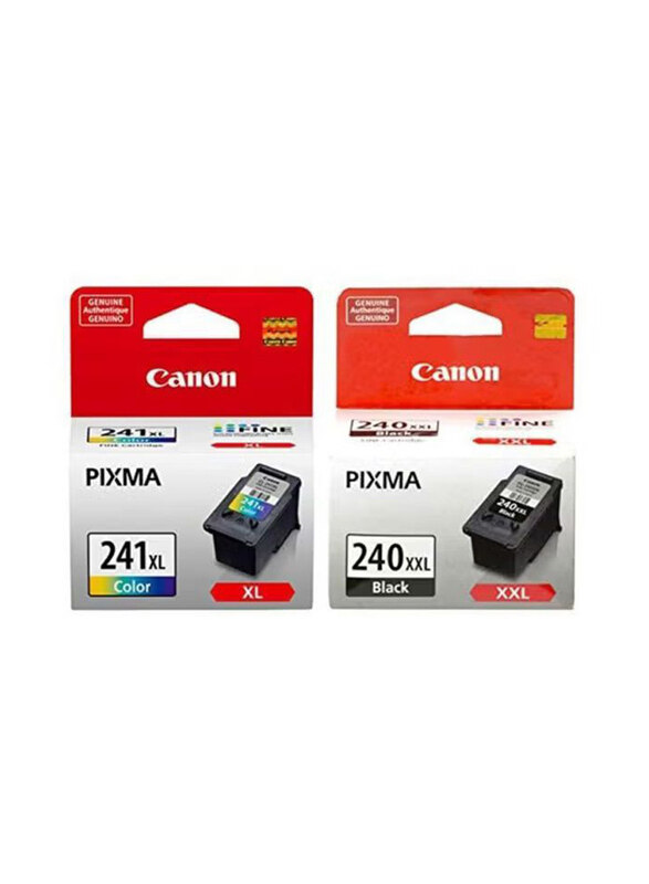 

Canon 2-Piece Black/Color Pixma PG-240XXL Ink (Black) + PG-241XL Ink (Color) Cartridge