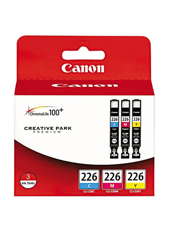 

Canon CLI-226 Tri-Color Ink Cartridge, 4547B005, 3 Pieces