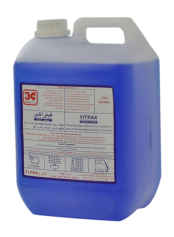 Vitrax Glass Cleaner, 5 Litres