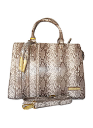 Paris Hilton Zipper Pocket Magnetic PU Leather Handbag with Shoulder Strap for Women. A21016-PH, Light Pink