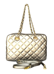 Paris Hilton Handbag with Shoulder Strap for Women, B29560-PH, Silver