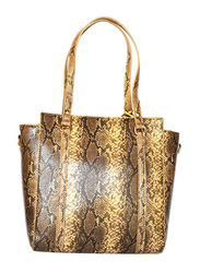 Paris Hilton Handbag with Shoulder Strap for Women, N30197-PH, Beige