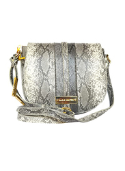 Paris Hilton Handbag with Shoulder Strap for Women, N30196-PH, Beige