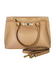 Paris Hilton Zipper Pocket Magnetic PU Leather Handbag with Shoulder Strap for Women, M29618-PH, Grey