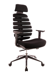 Breedge Ergo Fabric Office Chair, Black
