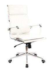 Breedge Nerey PU Executive Office Chair, White